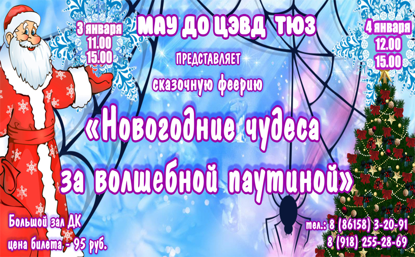 "Новогодние чудеса за волшебной паутиной"