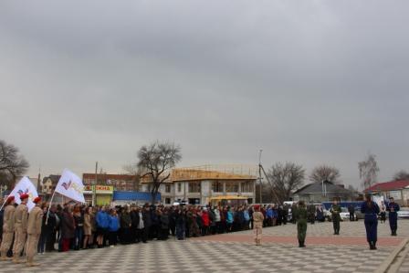 Акция «Эстафета памяти» прошла в Тбилисском районе