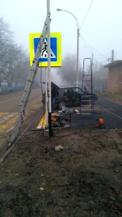 Возле седьмой школы установили светофоры