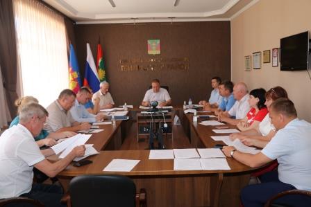 В Тбилисском районе прошло заседание антинаркотической комиссии