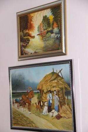 Ветеран ВОв Александр Иванович Милицин из Тбилисской пишет картины