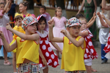 Карнавал детей села прошел в Тбилисской