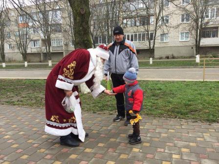 Жителей Тбилисского района поздравили с Новым годом и Рождеством