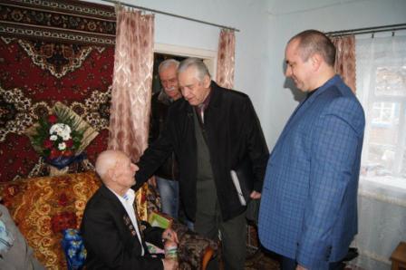 Чествование ветерана ВОВ