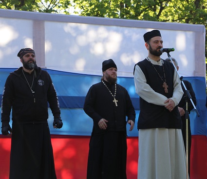 В Тбилисском районе прошел епархиальный мотопробег