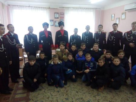 Тбилисские школьники посетили казачий кадетский корпус имени Г. Н. Трошева