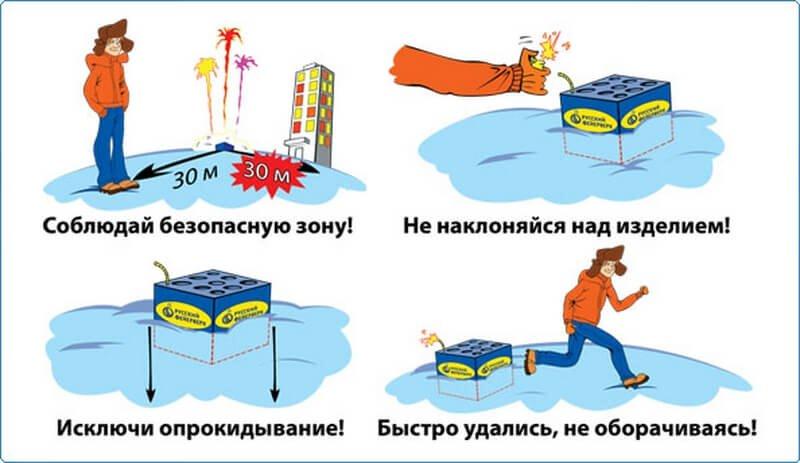 Безопасность при применении пиротехники