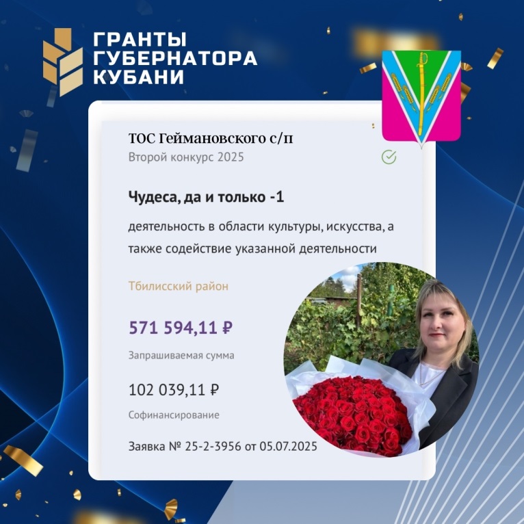 Социальные инициативы Тбилисского района получили грантовую поддержку! Социальные инициативы Тбилисского района получили грантовую поддержку!