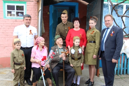 В Тбилисском районе поздравили участников войны