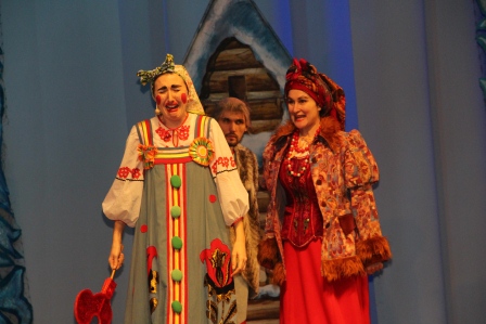 Юным жителям Тбилисского района показали сказку «Морозко»