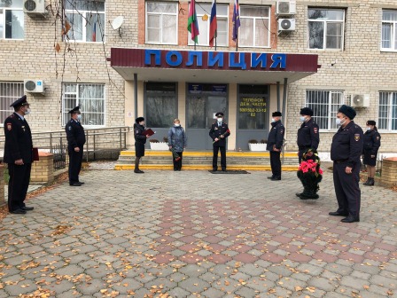 В Тбилисском районе почтили память погибших при исполнении служебных обязанностей сотрудников органов внутренних дел