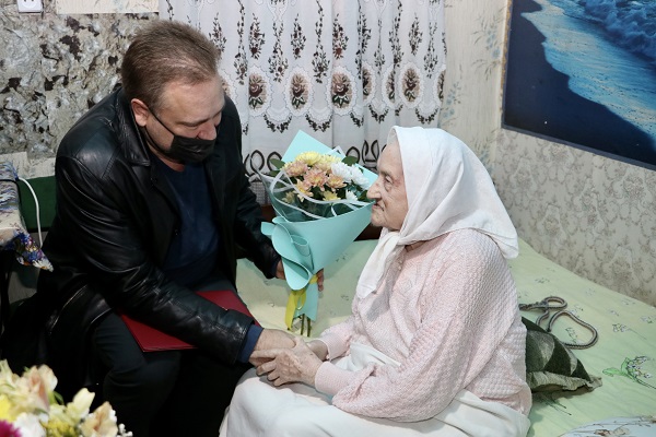 Жительница Тбилисского района отмечает вековой юбилей 