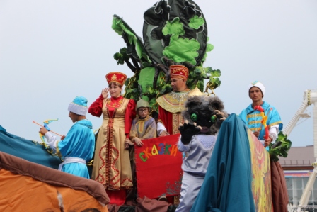 Карнавал детей села прошел в Тбилисской