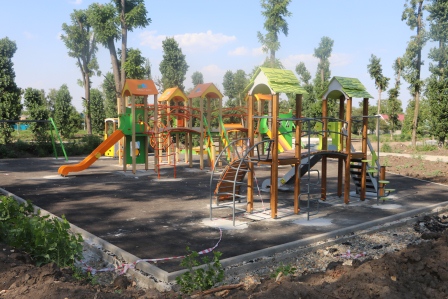 В Тбилисском районе благоустраивают общественные территории