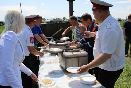 Второй день командно-штабных учений в Тбилисском районе