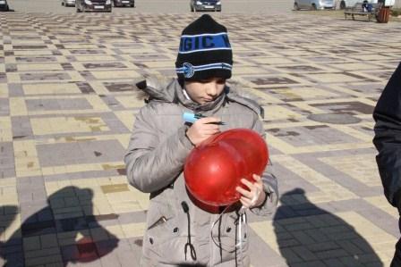 В Тбилисском районе прошел флешмоб «Мы вместе!»