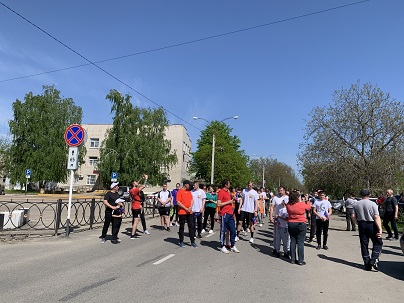 В Тбилисской состоялась Всекубанская легкоатлетическая эстафета ко Дню Победы