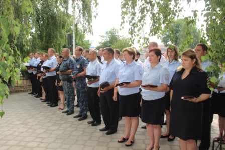 В Тбилисском районе почтили память сотрудников Отдела МВД, погибших при выполнении служебного долга