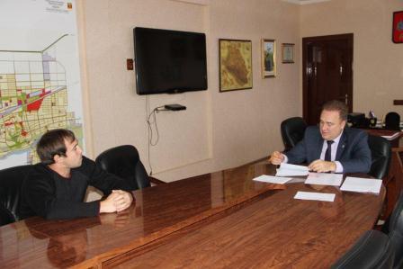 На приеме у главы района 