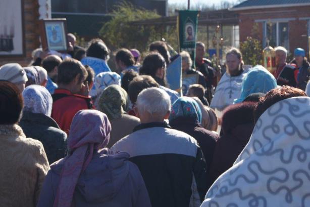В храме села Ванновского отметили престольный праздник