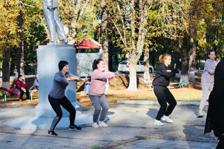 В Геймановской прошла #Зарядка_РФ