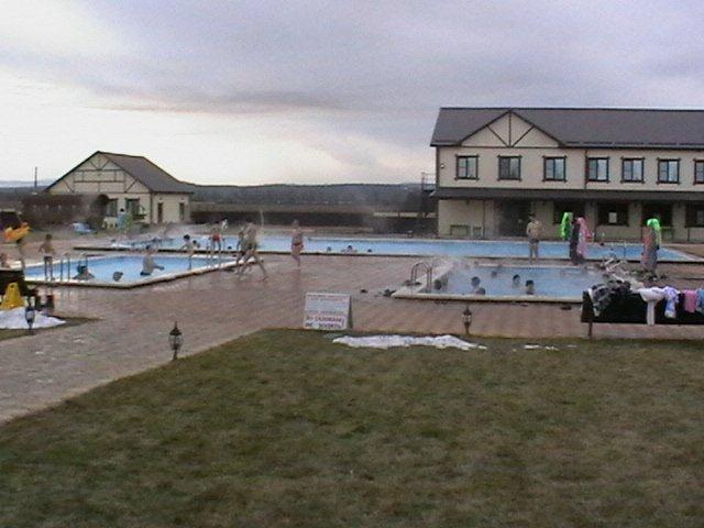 на термальных источниках