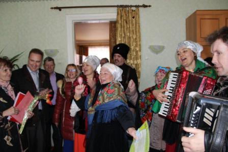  Ветеран из станицы Ловлинской отмечает юбилей 