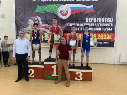 Воспитанник детско-юношеской спортивной школы занял 3 место в Первенстве Южного Федерального Округа по греко-римской борьбе