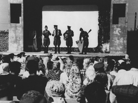 1956 год. Летний кинотеатр в парке Тбилисской