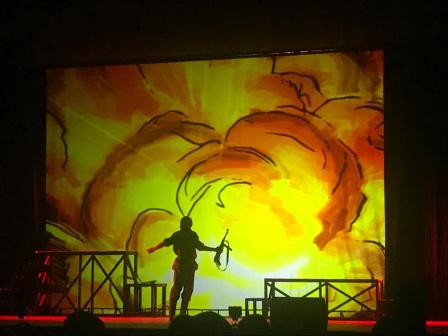 Тбилисским школьникам показали спектакль «Ночные ведьмы»