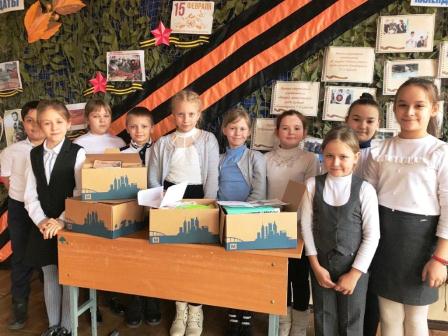 В пятой школе прошла акция «Посылка солдату»