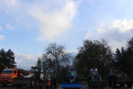 Смотр техники прошел в Тбилисской