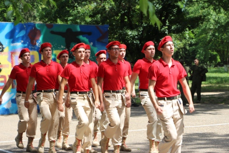 В Тбилисском районе прошла военно-патриотическая игра «Марш Бросок»