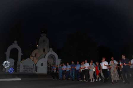 В Тбилисской в 4 утра состоялась акция «Свеча памяти»