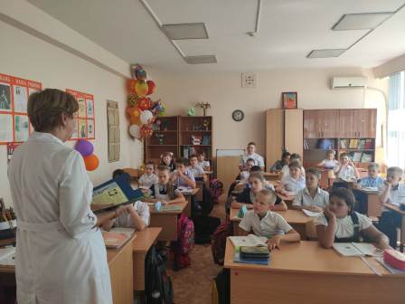 В школах Тбилисского района прошли «Уроки здоровья»