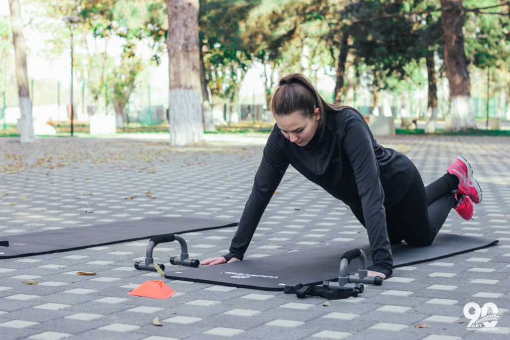 Сегодня, 2 мая, рано утром члены профсоюза собрались на тренировку по кроссфиту!