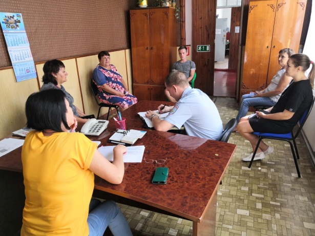 Председатели комитетов ТОС приняли участие в заседании территориальной комиссии по профилактики правонарушений