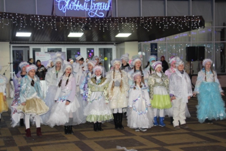 В Тбилисском районе прошли новогодние гуляния