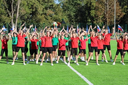 В Тбилисском районе открыли обновленный стадион «Чемпион»