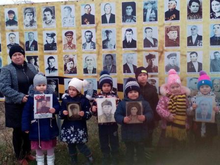 Воспитанники детского сада «Улыбка» узнали, как освобождали район от захватчиков