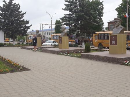 На территории Тбилисского района прошел автопробег «Вахта памяти»