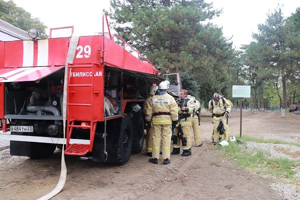 В Тбилисском районе прошла штабная тренировка по гражданской обороне