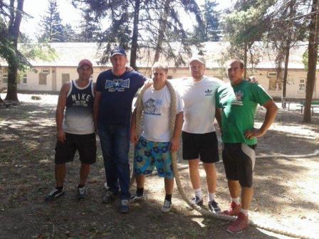 В День физкультурника в Тбилисском районе