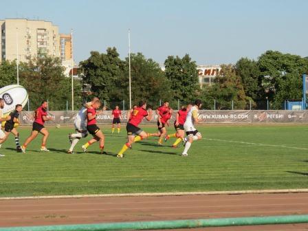 Регби между командами «Кубань» и «Слава-ЦСП»