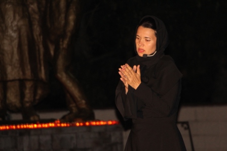 В Тбилисской прошла акция «Свеча памяти»