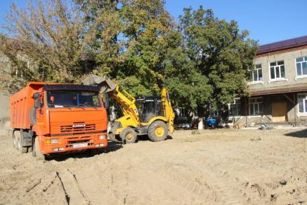 Строительные работы в ванновской школе идут полным ходом