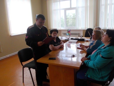 Заседание Совета профилактики в Ловлинском с/п