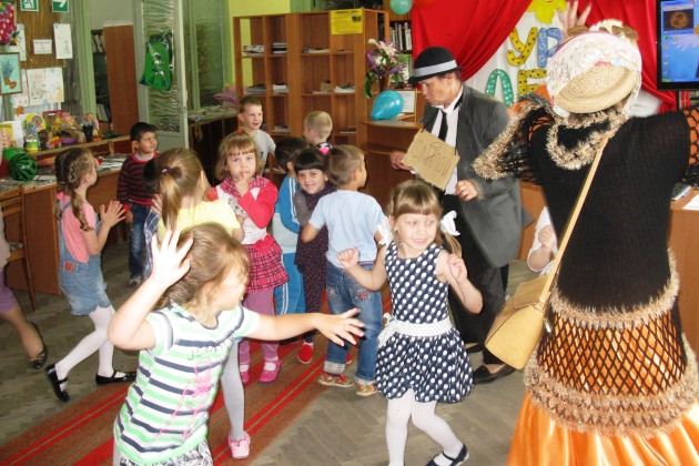 В детской библиотеке