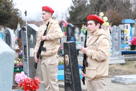 В Тбилисском районе почтили память погибших и умерших участников войны в Афганистане
