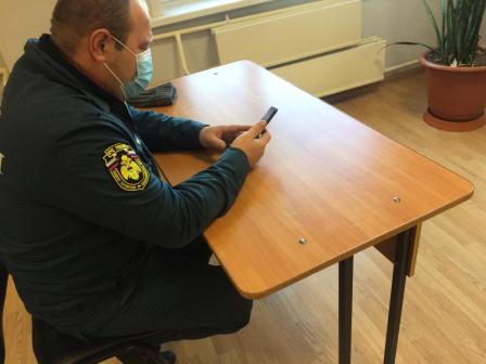 Сотрудники 129 пожарно-спасательной части уже начали проходить тестирование. 